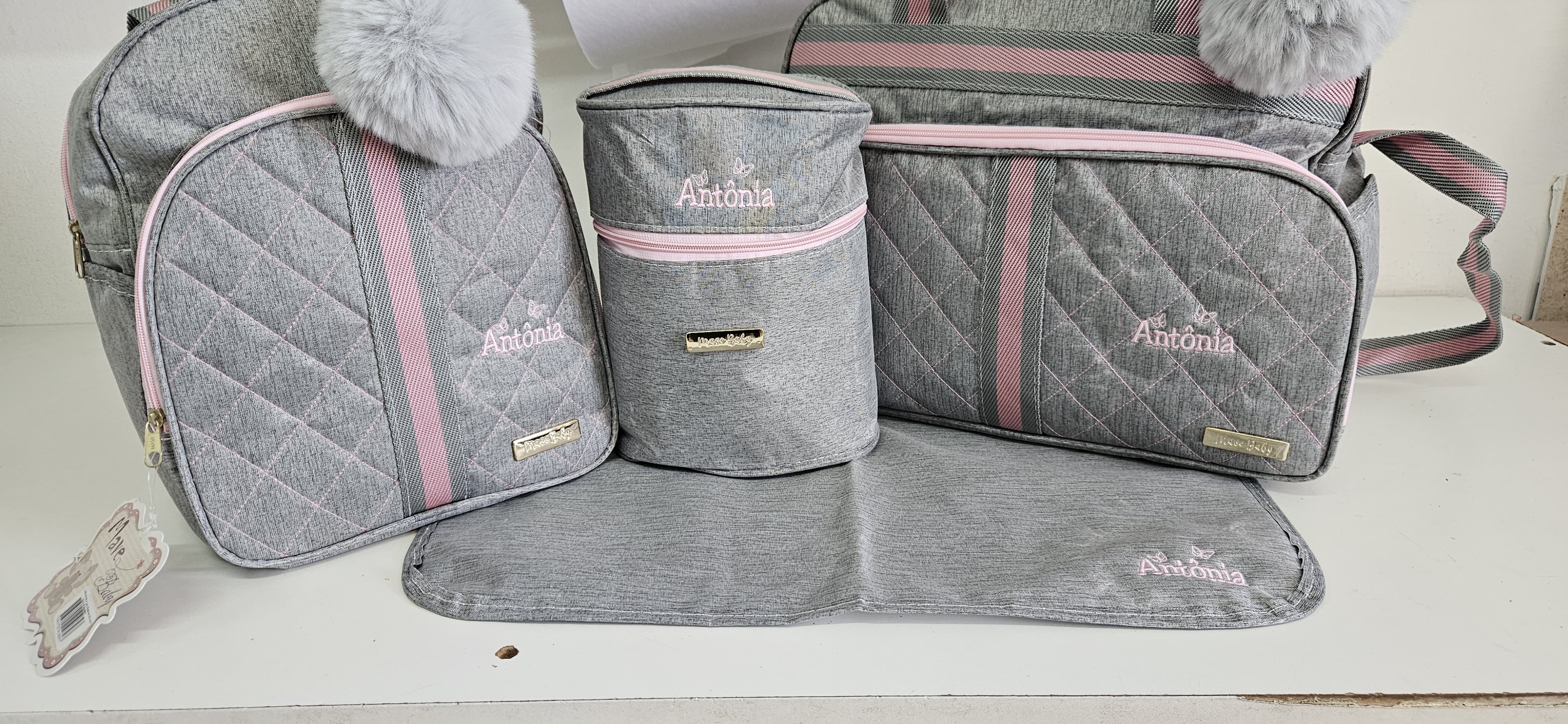 Bolsas bordadas personalizadas com logotipo